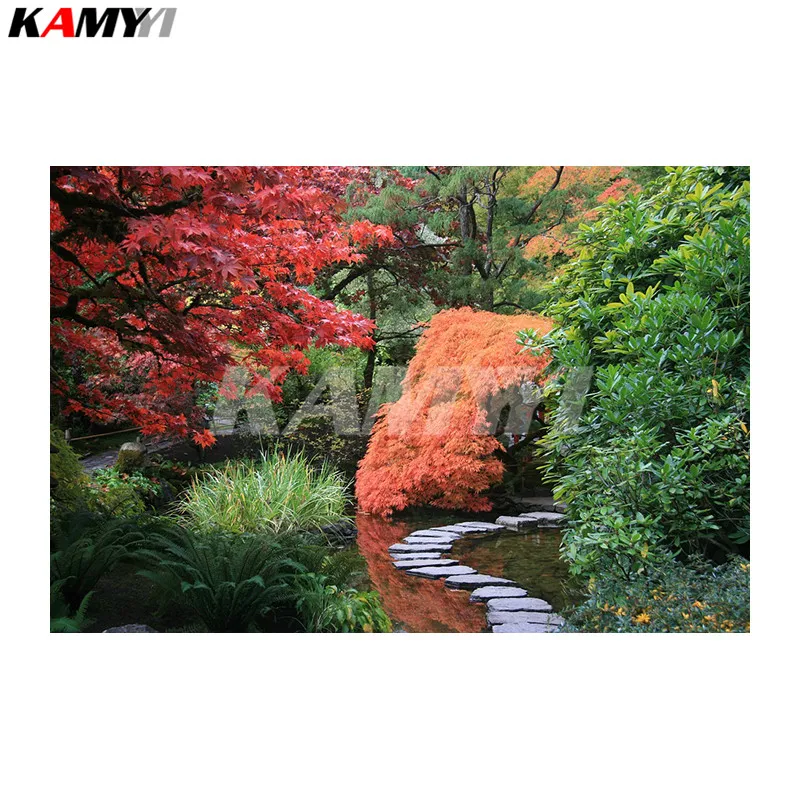 

5D DIY Diamond Painting Path To Tranquility Needlework Home Decorative Full Square Diamond Embroidery NMX