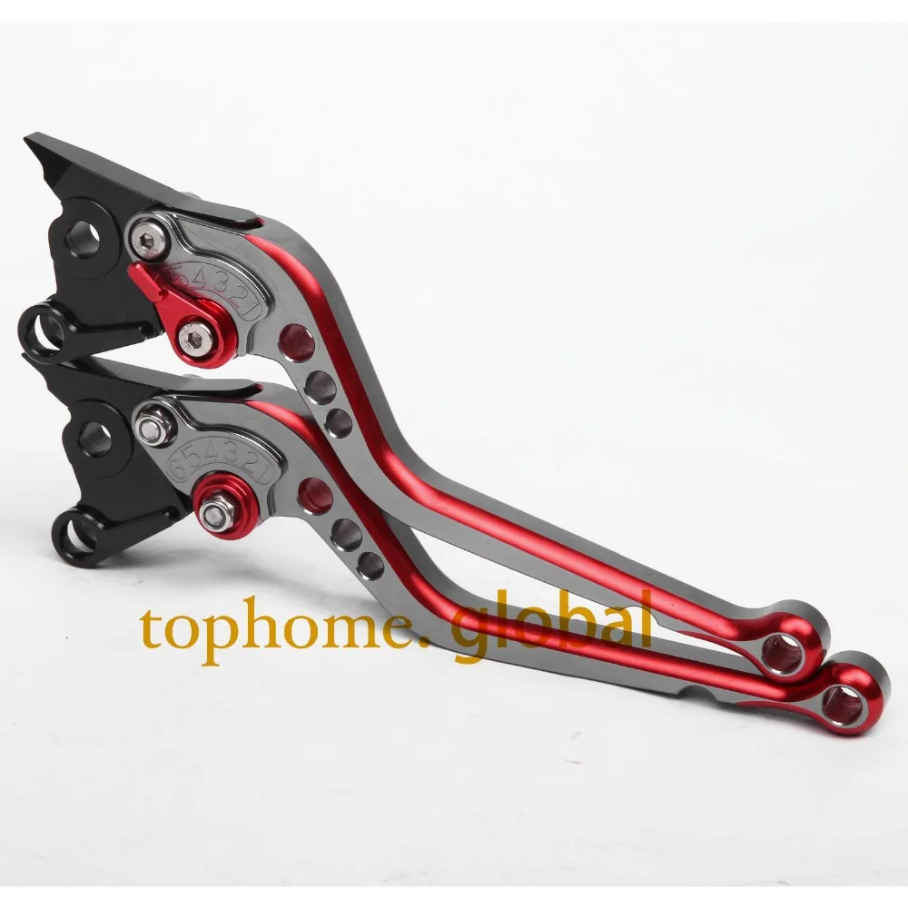 

CNC Motorcycles Brake Clutch Levers Regular size Mixed Titanium&Red Color For Triumph THRUXTON STEVE McQUEEN SE 2012