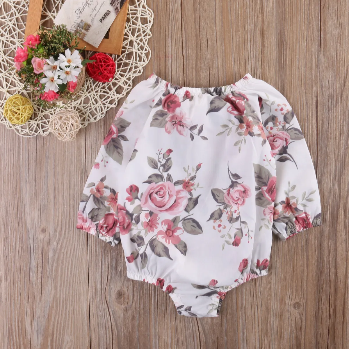 

New Year's Gift 1st Birthday Jumpsuit Summer Body Baby Bodysuits Cotton Bebe Fille Bodysuit Newborn Baby Girl Clothes