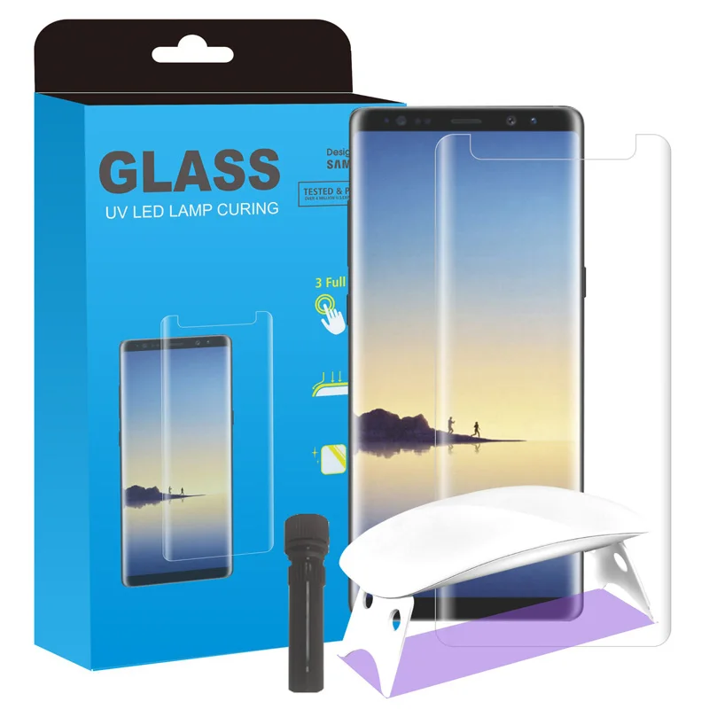 2 шт. жидкое закаленное защитное стекло для экрана Samsung Galaxy S10 S20 NOTE 8 9 10 20 Ultra |