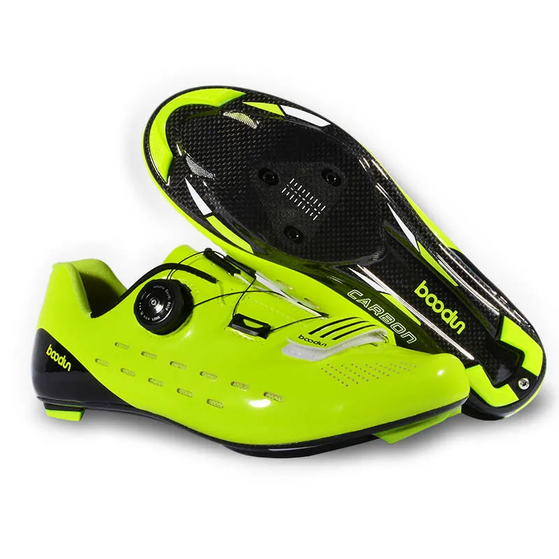 

New Road Cycling Shoes Breathable Waterproof Non-slip Carbon Fiber Sole Professional Lock Shoes Outdoor Sports Cycling Shoes