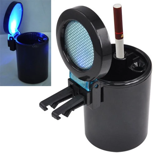 

FJS!Car Auto LED Light Smokeless Ashtray Cigarette Holder