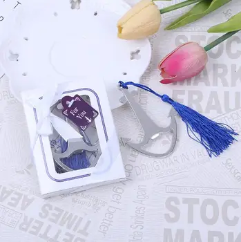 

50 pcs/lot wedding giveaways and gift--nautical themed anchor beer bottle opener party favor wine opener