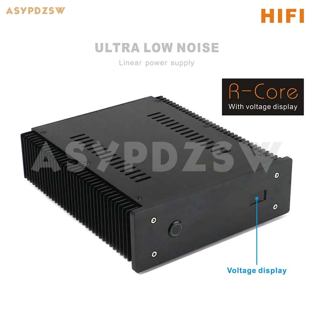 100VA Ультра низкий уровень шума LPS HI-END R-core Линейный источник питания/100 Вт PSU для аудио DC5V-24V опционально с дисплеем