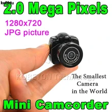 Hotest Y2000 Cmos Супер Мини видеокамера Ультра маленький карман 640*480 480P DV DVR видеокамера рекордер веб-камера 720P JPG фото