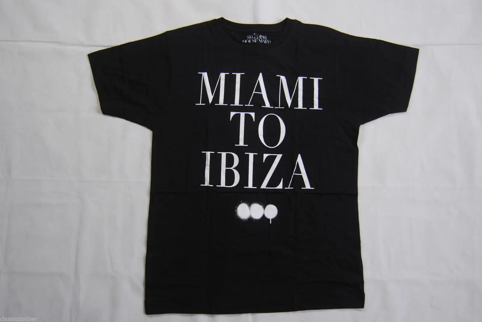 

SWEDISH HOUSE MAFIA MIAMI TO IBIZA BLACK T SHIRT NEW OFFICIAL UNTIL NOW EDM Cool Casual pride t shirt men Unisex New Fashion