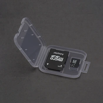 

SD Memory Card Case SDHC Holder Protector Transparent Box Plastic Storage Storage for SD card
