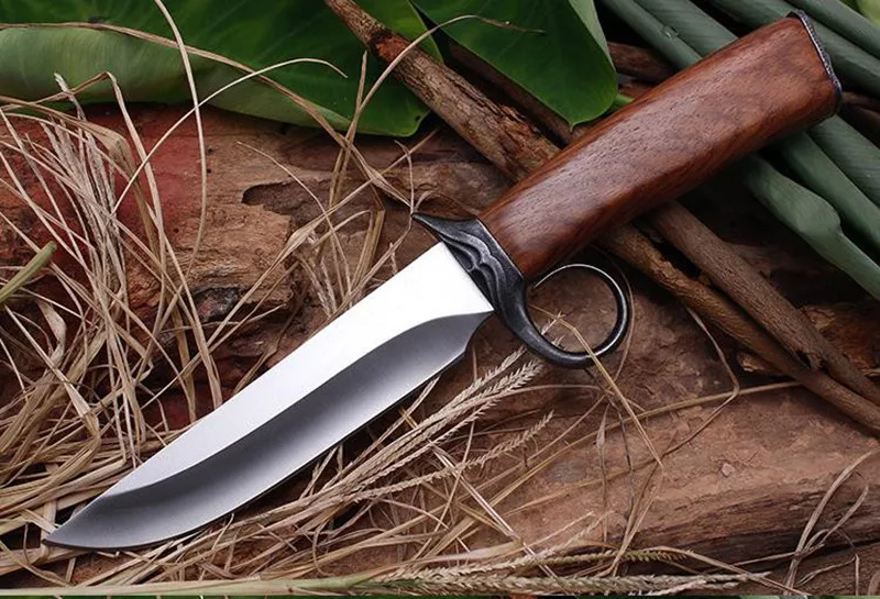 На заказ фиксированное лезвие наружная война Самозащита боевой Походный нож s практичный портативный охотничьи ножи спасательный нож для выживания