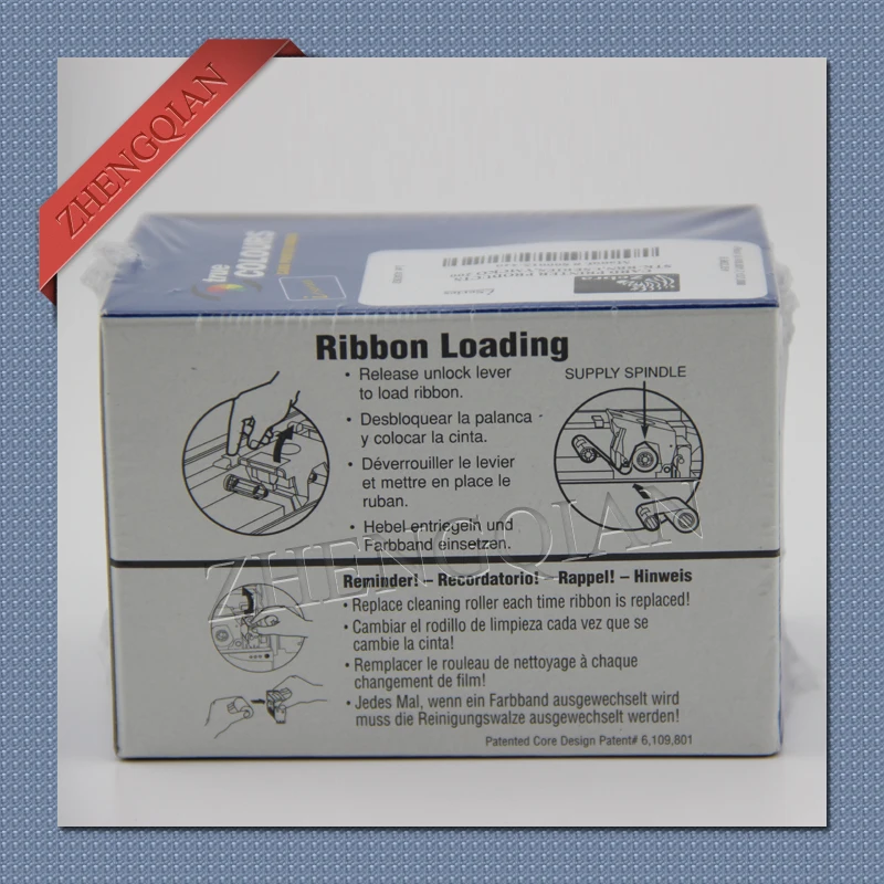 Zebra 800015 440cn лента для принтера карт P330i P430i|card printer ribbon|printer ribbonzebra card ribbon |