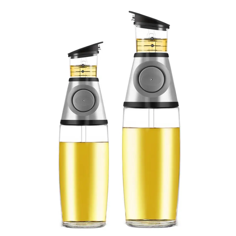 

Measuring Oil Control Bottle Pressing Type Healthy Kitchen Utensils Measuring Holder Dispenser For Olive Oil Vinegar Lemon Juice