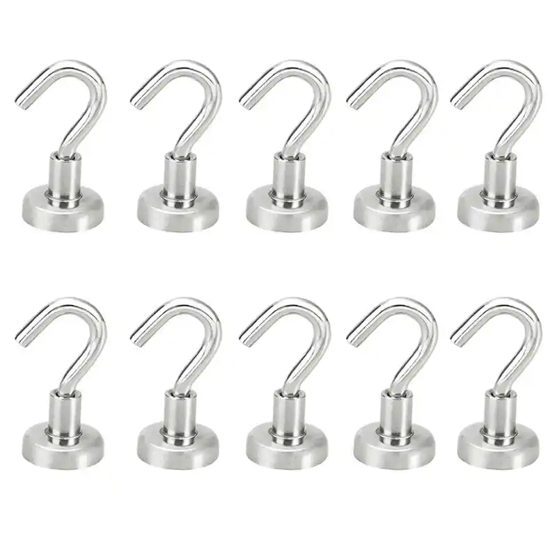 Gancho Magn/ético De 4 Piezas Gancho Iman Blanco Ba/ño Refrigerador Oficina Mokinga Ganchos Magneticos Gancho Magn/ético De S/úper Succi/ón Ndfeb Adecuado Para Cocina