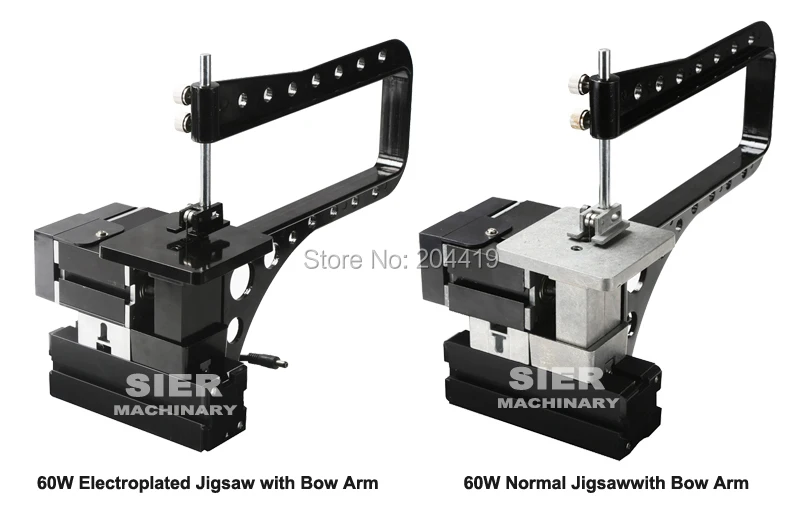 jig saw with bow arm