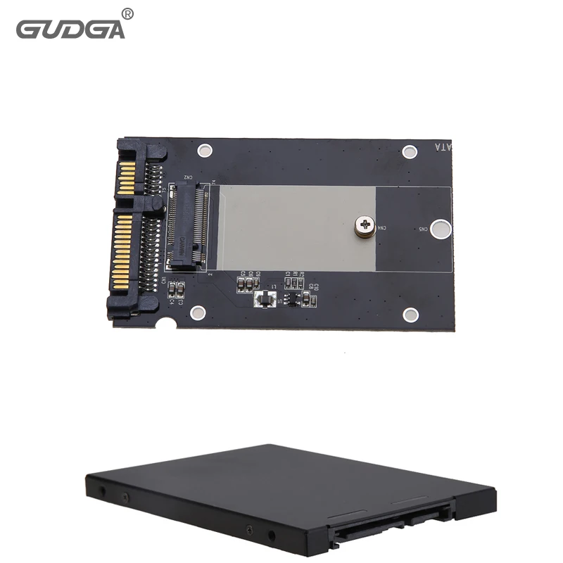 

B key M.2 NGFF to SATA 3.0 adapter card with metal housing M.2/NGFF SSD to 2.5" SATA 3.0 SSD adapter for 2242/2260mm M2 drive