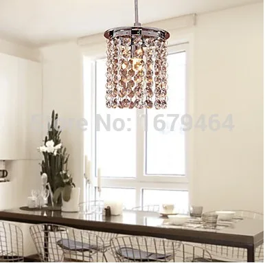 

Free Shipping 40W Modern Crystal Pendant Light Simple Style