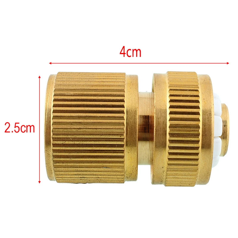 1pcs Brass Hose Tube Adapter Quick Connect Fitting Pipe Connector for Garden Home Garden Water Pipe Tap