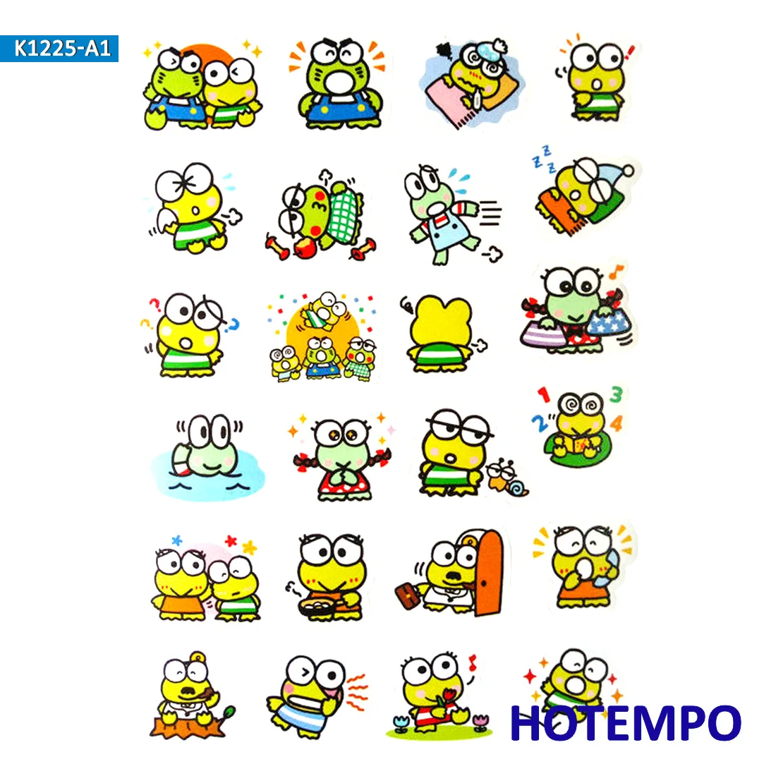 Аниме мультфильм Kerokero Keroppi наклейки для девочек детский подарок DIY надпись
