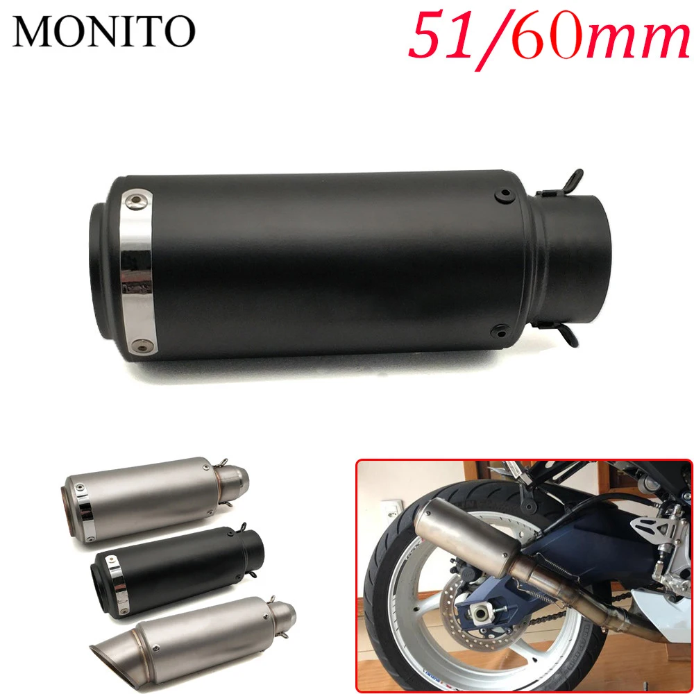 

Hot Motorcycle exhaust Pipe SC GP Racing Moto escape Exhaust Muffler For Honda Hornet CB400 CB599 CB600 CBR650F CBF1000 VF750