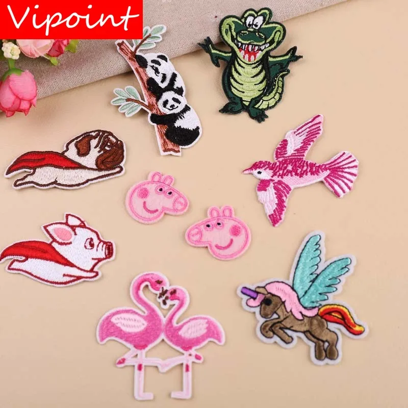 

VIPOINT embroidery cartoon patches hero patches badges applique patches for clothing YX-38