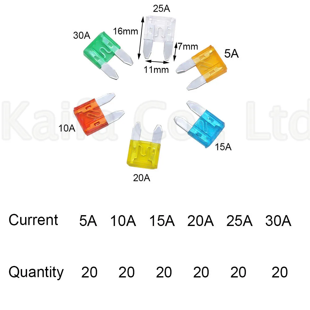 New small 120pcs Auto Automotive Car Boat Truck Blade Fuse Box Assortment 5A 10A 15A 20A 25A 30A-in Fuses from Home Improvement on Aliexpress.com | Alibaba ...