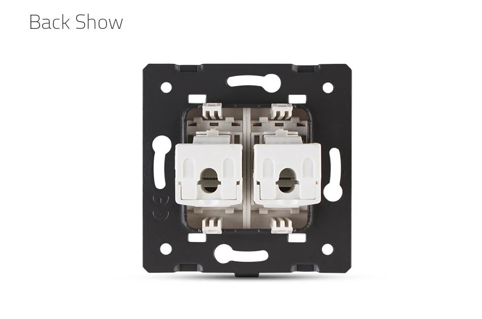 Производство Livolo, база Socket/Outlet/Plug для DIY продукта, 2 банды компьютерная розетка VL-C7-2C-11
