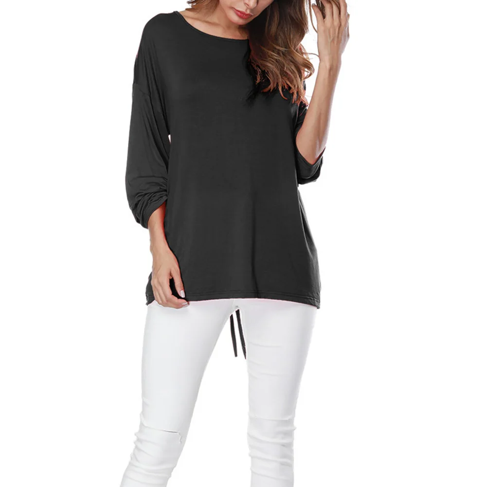 Fashion Solid Color Women's Ruffle Half Sleeve Sexy T-Shirt Loose Summer Top new Fashion Solid Color Women's Ruffle Half Sleeve Sexy T-Shirt Loose Summer Top new