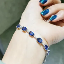 FLZB, высокое качество, элегантный дизайн, 925 пробы Серебряный браслет для помолвки, волшебный топаз Танзанит, цветное, красивый браслет для женщин