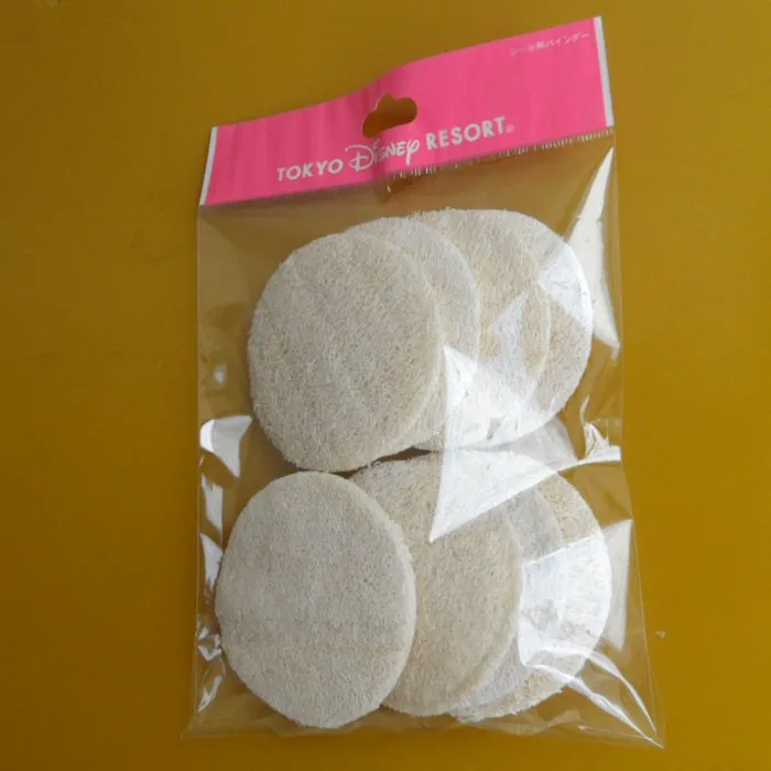 free shipping 200pcs Natural Loofah /Terry Facial Face Complexion Buff