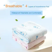 Double lit réutilisable et Imperméable À L’eau Feuille Protecteur Respirant Pour Incontinence Pour Adulte Lit Pad matelas protecteur Livraison Gratuite