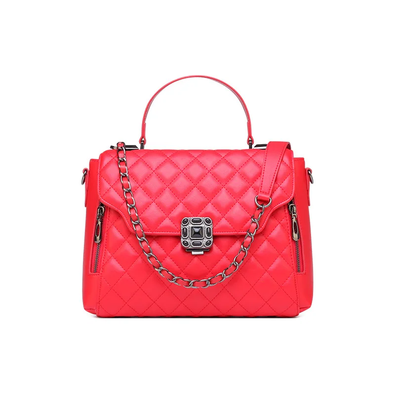 Marque bourgogne Cuir Messager Main Conception Dames Printemps rouge D'été bleu Nouveau 2019 Sac Noir À Décontracté De En Luxe Et xHnf1FP