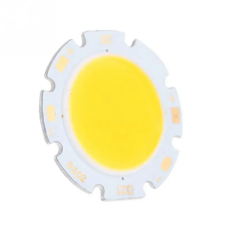 

Diameter 2.8cm COB LED Lamp Chip 110V 220V Round High Power 3W 5W 7W 10W Input Smart IC No Driver LED Bulb Flood Light Spotlight