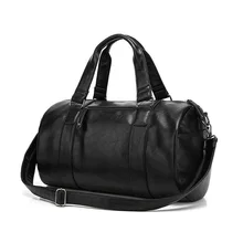 Высококачественная Мужская Дорожная сумка, кожаная повседневная мужская сумка, винтажная мужская сумка в сдержанном стиле, мужская сумка-мессенджер