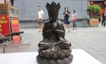 

Tibet Folk Buddhism Copper Bronze Sakyamuni Shakyamuni Tathagata Amitabh Buddha