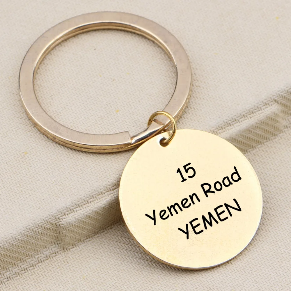 15 Yemen Road Yemen Letter Chandler Bing с героями телесериала «друзья» Вдохновленный брелок лучшие друзья брелок Забавный брелок подарки