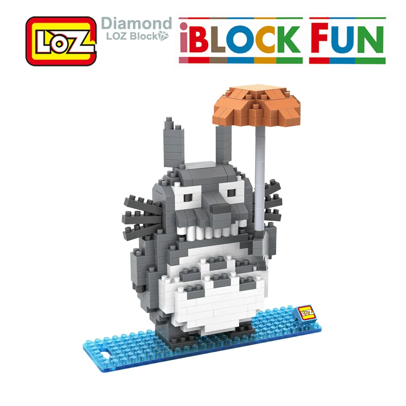 

LOZ Tonari no Totoro Model Diamond Building Blocks Figure Toy For Age 14+ Offical Authorized Model No9509