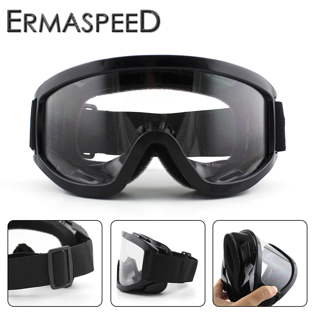 Windproof Dustproof Glasses Eyewear For Motorcycle Motorbike Biker Racing