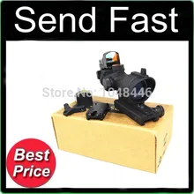 FIRECLUB Tactical TA31 4X32 прицел с автоматической красной точкой прицел Красный точка зрения Черный тусклый польский