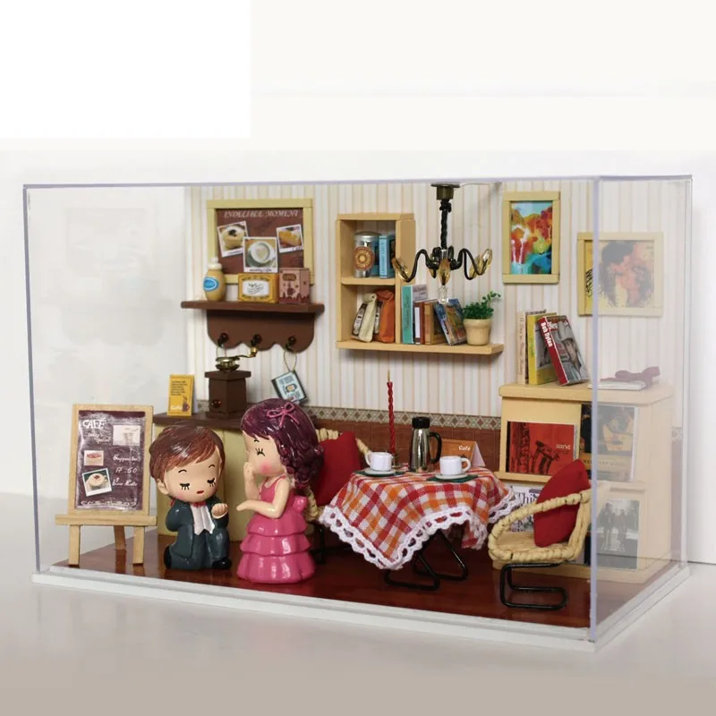 Для ремонта мебели комната мини коробка Кукольный домик кукольный дом Миниатюрный Кукольный домик модельный комплект игрушка кукла дом для возлюбленной подарки для валентинки
