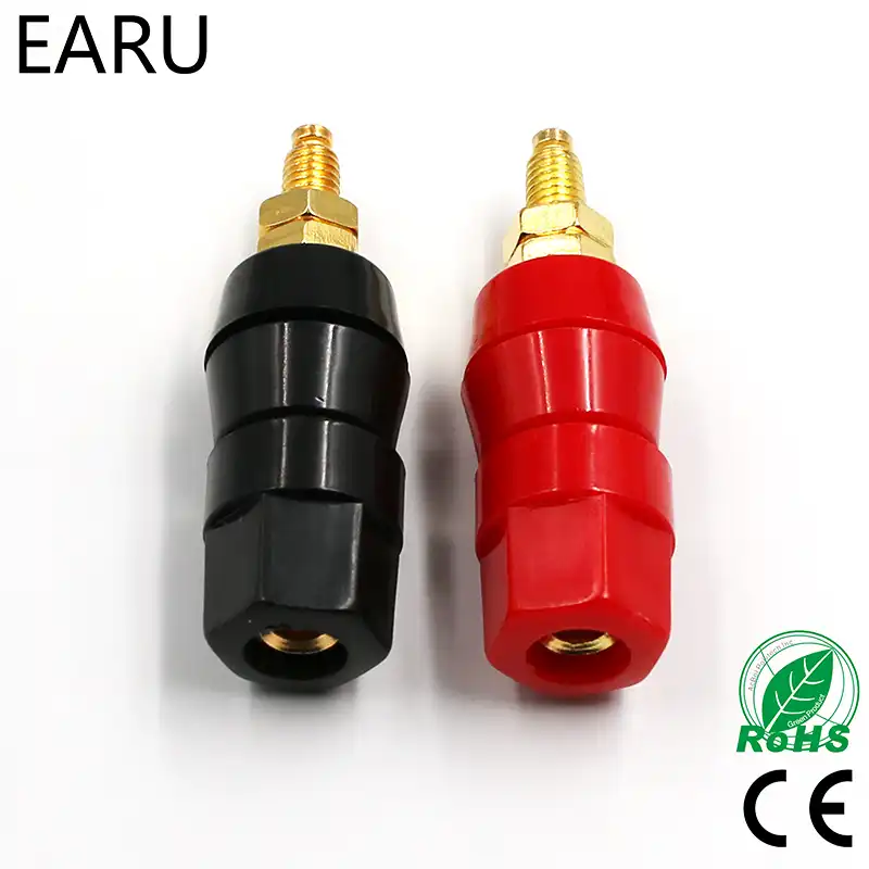 Top Selling Quality Banana plugs Couple Terminals Red Black Connector