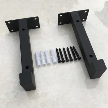 

2pcs partition bracket bracket shelf bracket layer plate support wall tripod support trailer wrought iron bearing frame rack