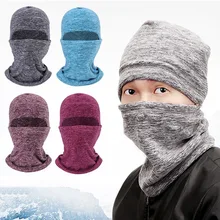 Ветрозащитная флисовая Лыжная Балаклава для сноубординга, Зимний спорт, велосипедная маска для лица