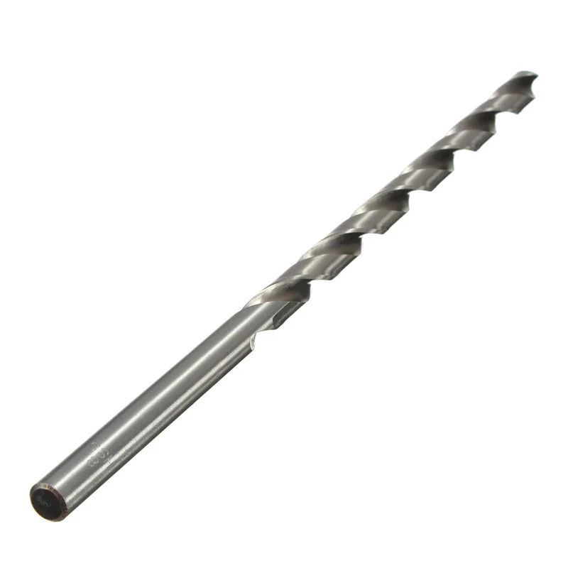 1pc HSS 200mm Straight Shank Round Twist Drill Bit for Metal Power Tools 4-10mm