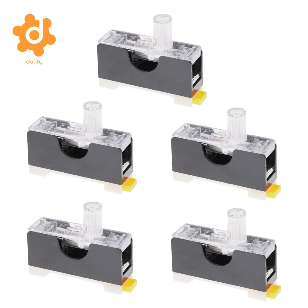 5 Pieces FS101 6*30mm 10A Fuse+ Indicator Light DIN RAIL Mounted Fuse Holder