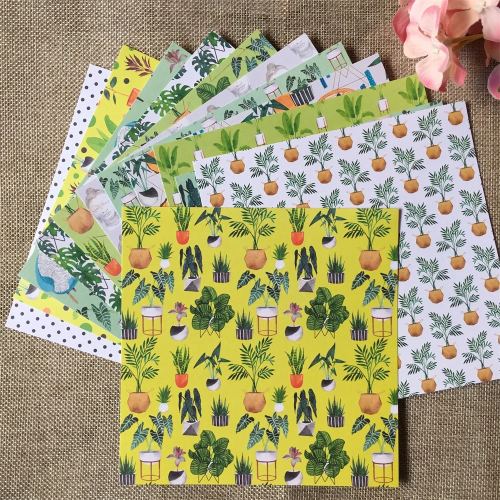 

12pcs/Pack 6*6inch Wonderful Life Patterned Paper Pack for Scrapbooking DIY Happy Planner Card Making Journal Project