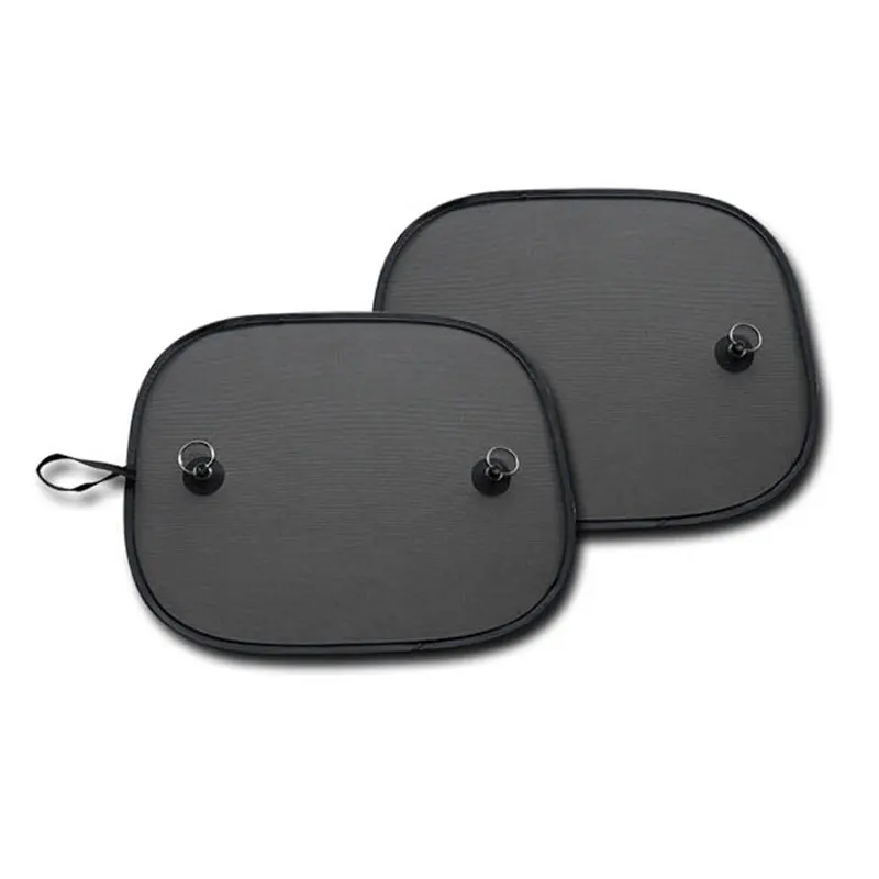 

2Pcs Black Car Window Sunshade Curtain Side Rear Window Sun Shade Mesh Car Cover Visor Shield Car Window UV Solar Protection