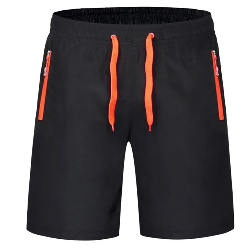 SHUJIN летние мужские быстросохнущие шорты 7XL 8XL 9XL повседневные мужские пляжные шорты дышащие брюки мужские шорты брендовая одежда - Цвет: orange