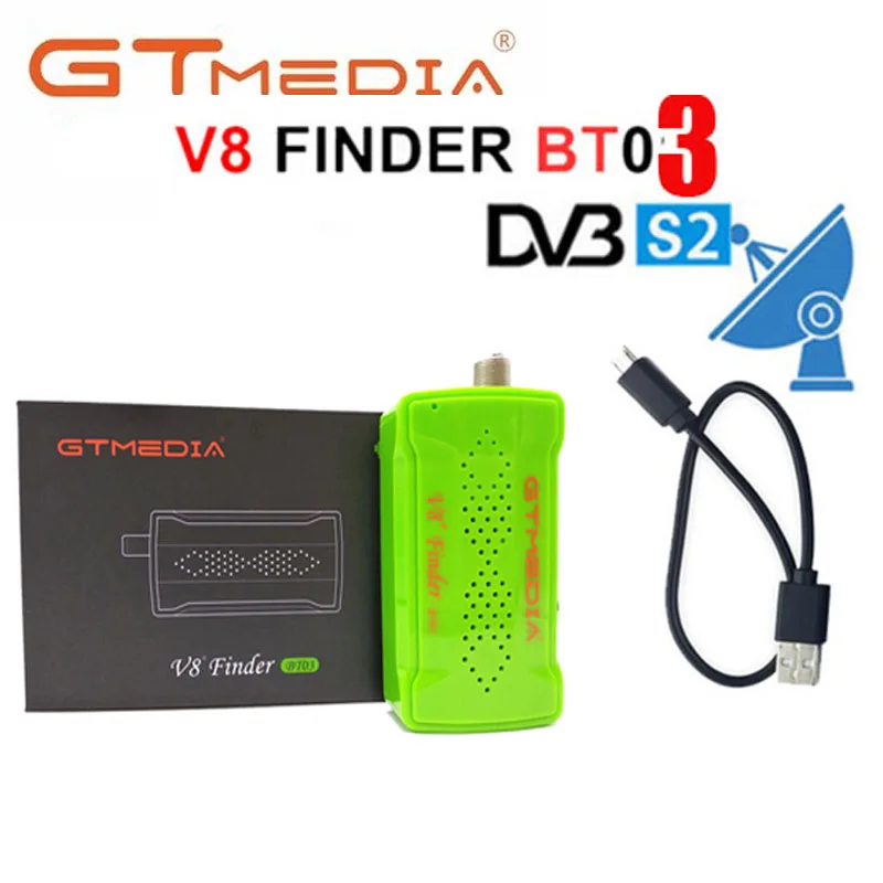 GTmedia V8 прибор обнаружения BT03 мини Satfinder Bluetooth DVB-S2 спутниковый искатель лучше, чем Satlink ws-6933 vs Hellobox b1 спутниковый