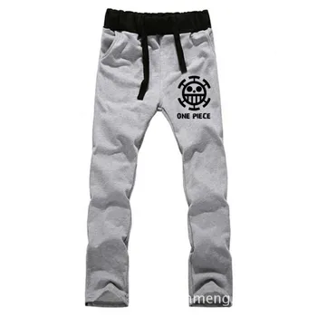 

Anime One Piece Trafalgar Law LOVERS pure cotton pants casual trousers cosplay gift BY0078