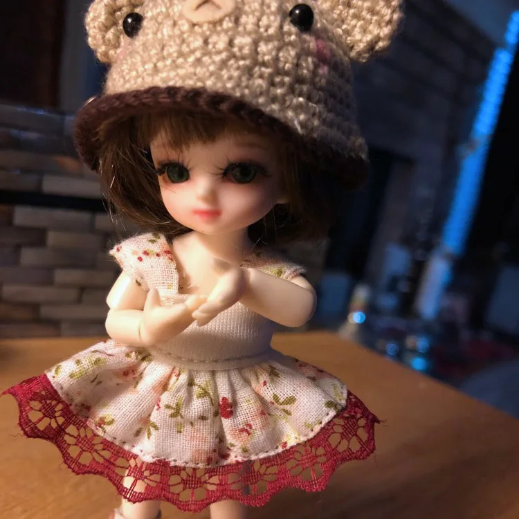 Dollsoom принцесса-фея цветы 1/12 bjd sd кукла смолы фигурки модель тела Детские Девочки Мальчики куклы глаза высокое качество игрушки Oueneifs