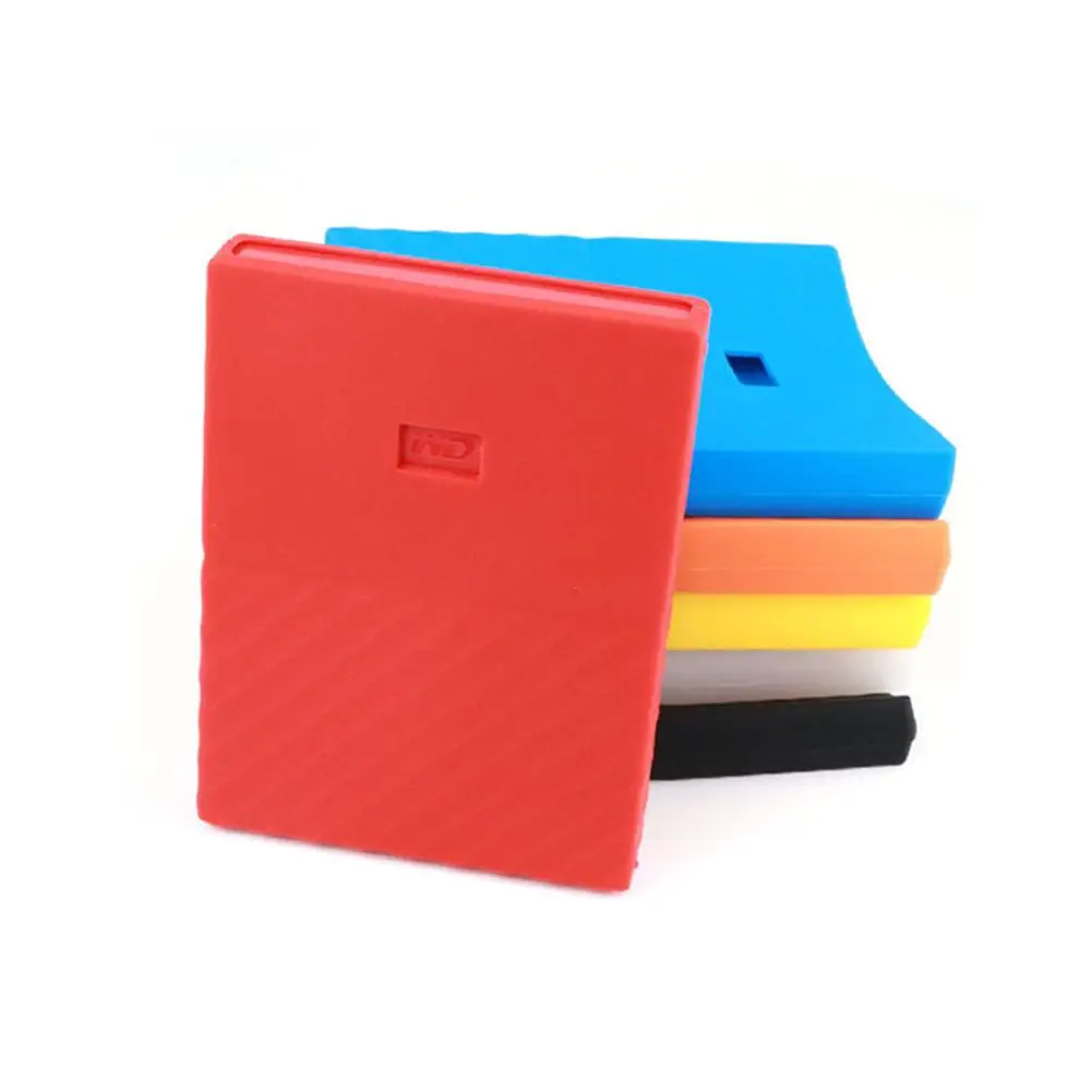 

Silicone Non-Slip Hard Drive Protective Case Cover Skin for WD My Passport 1/2T