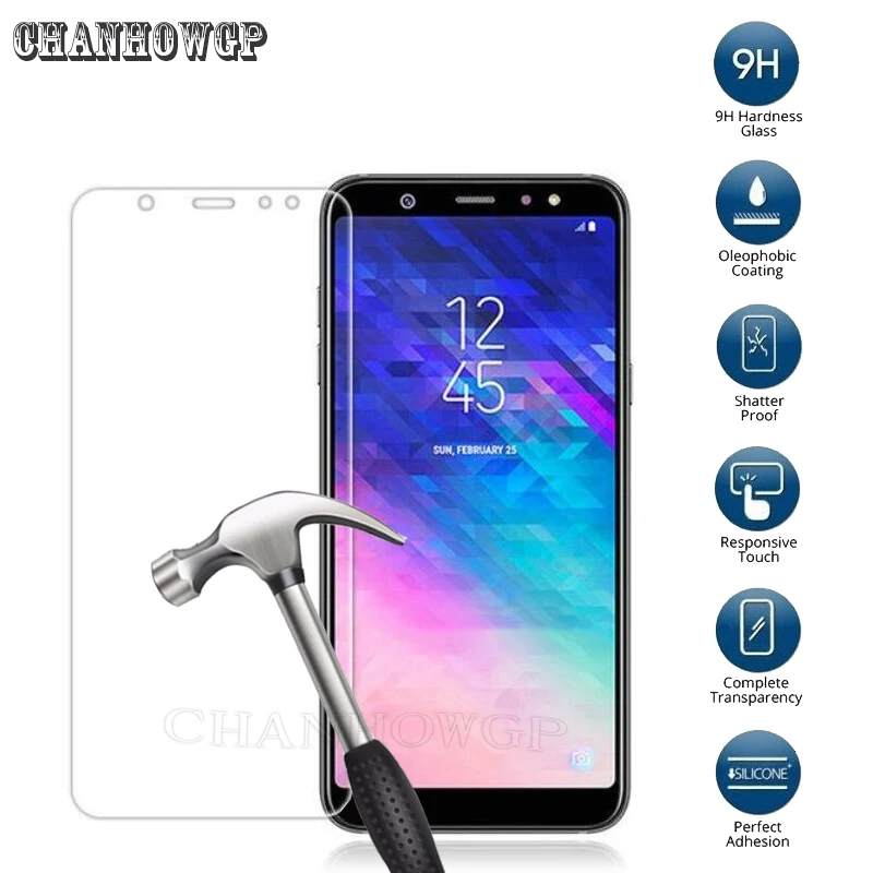 HD Защита экрана для Samsung Galaxy J6 2018 SM J600F J600GZ закаленное стекло J600 защитное 5